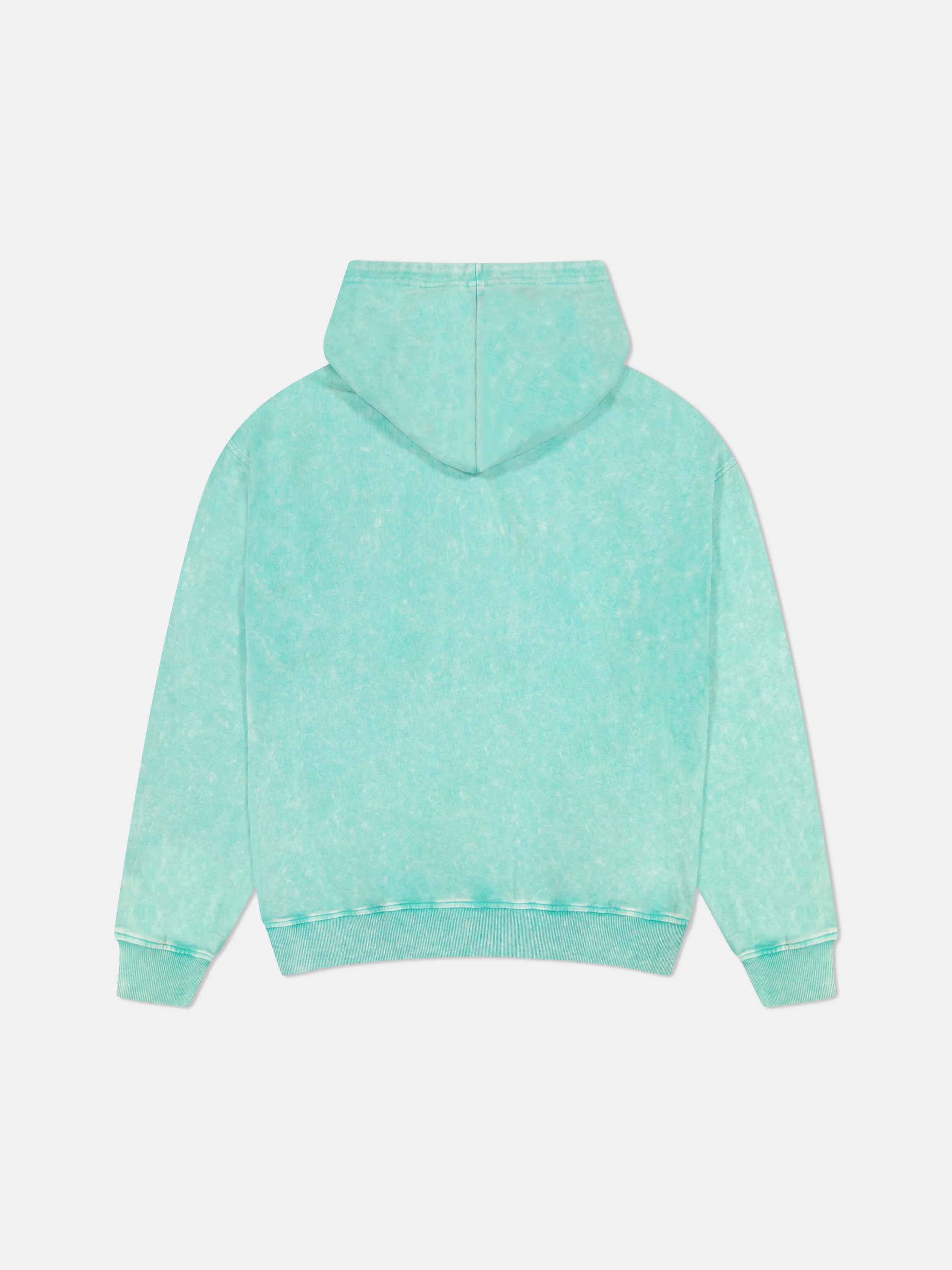 DROPPED SHOULDER HOODIE ENZYME WASH PALM LOGO - Image 3