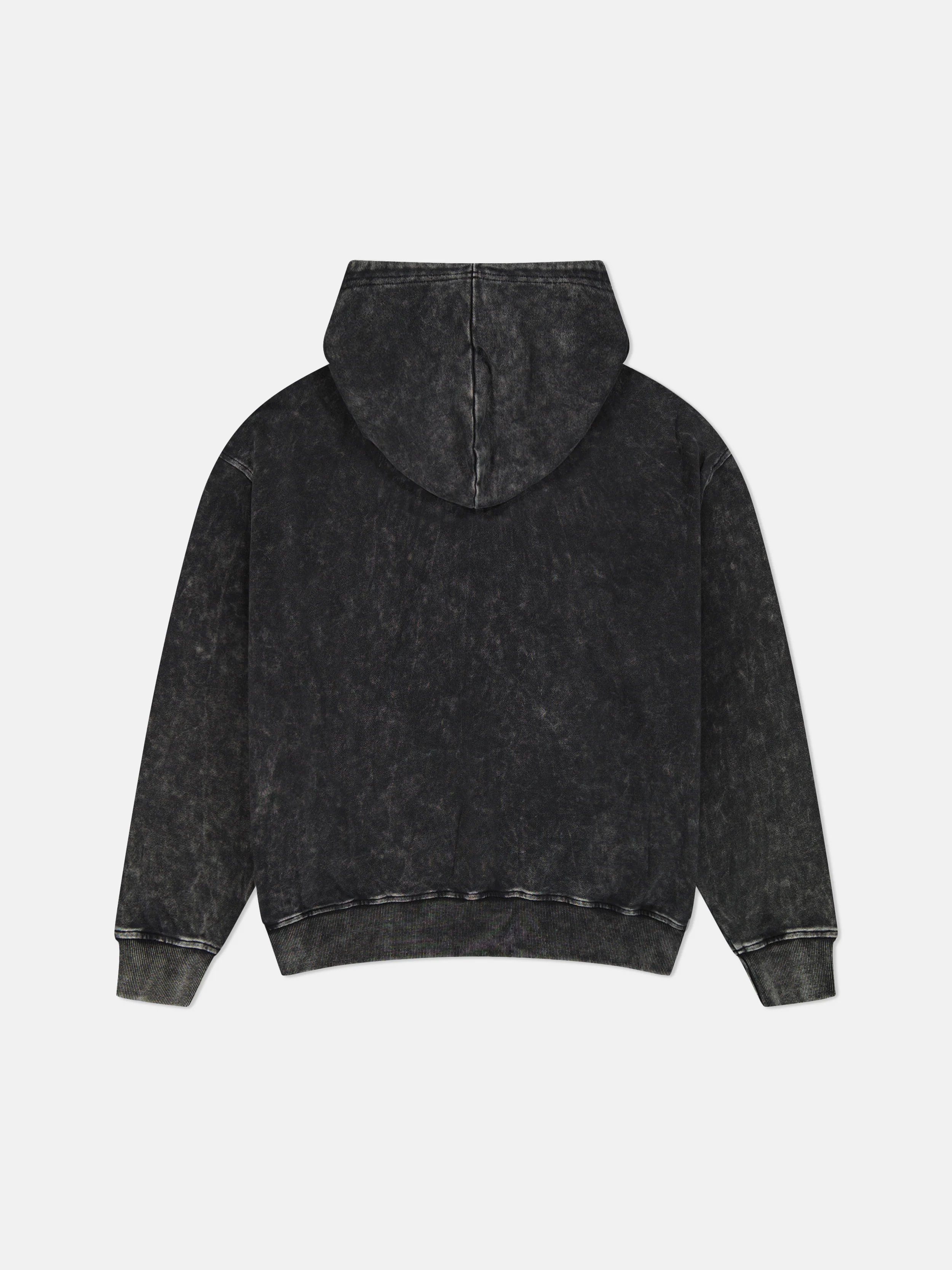 DROPPED SHOULDER HOODIE ENZYME WASH PALM LOGO - Image 3