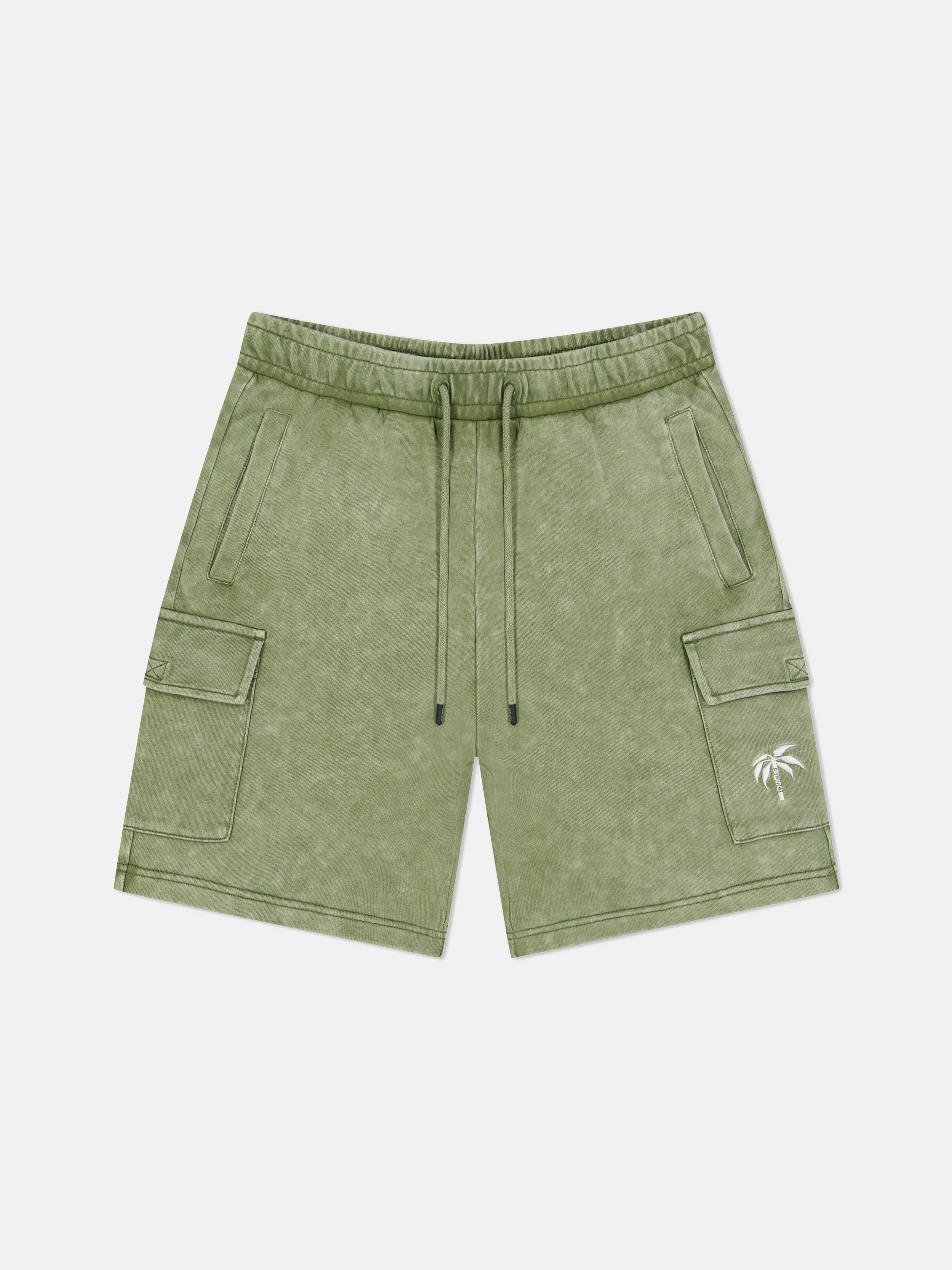 MARTY CARGO SHORTS ENZYME WASHED PALM LOGO - Image 2