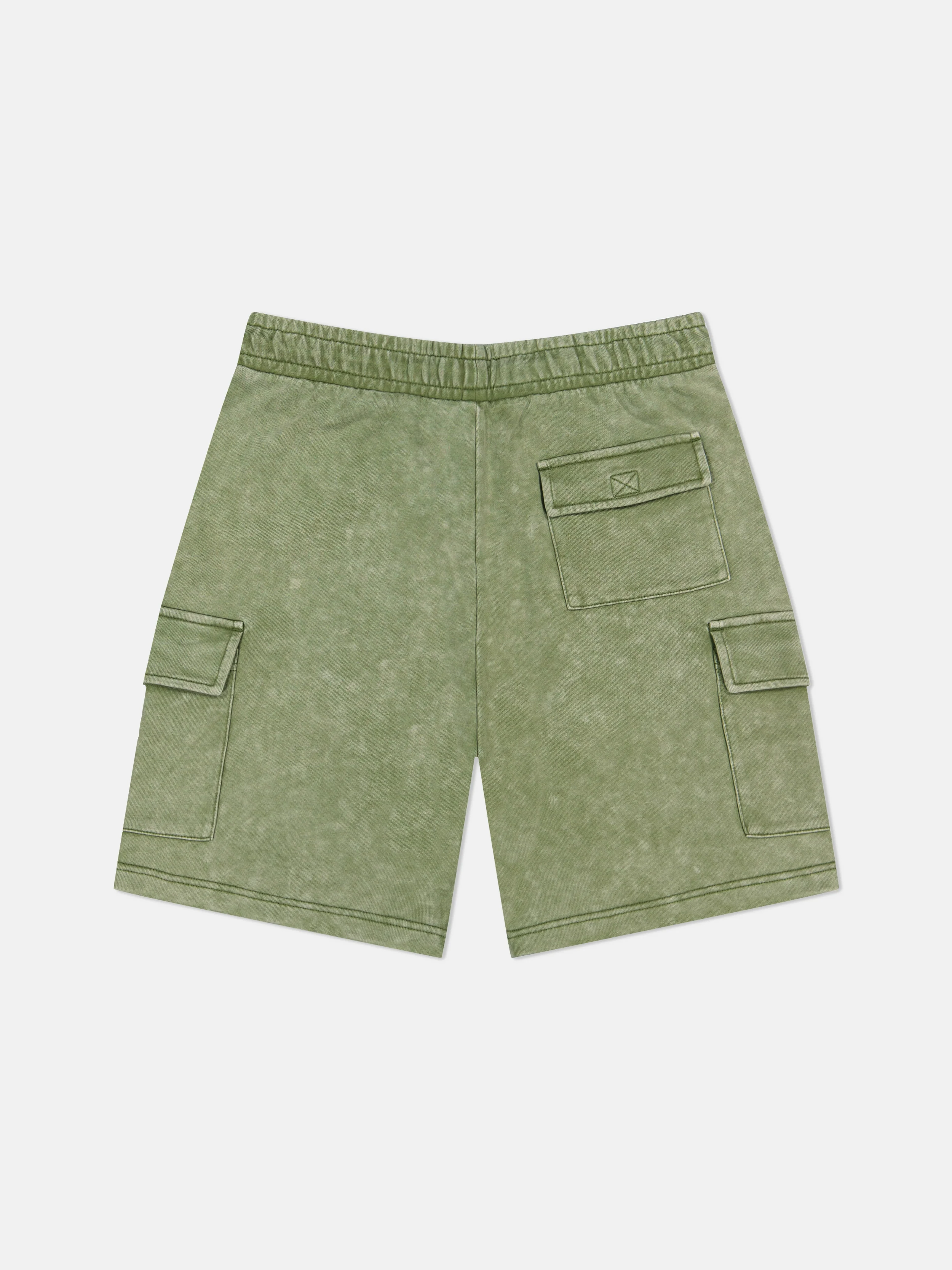 MARTY CARGO SHORTS ENZYME WASHED PALM LOGO - Image 3