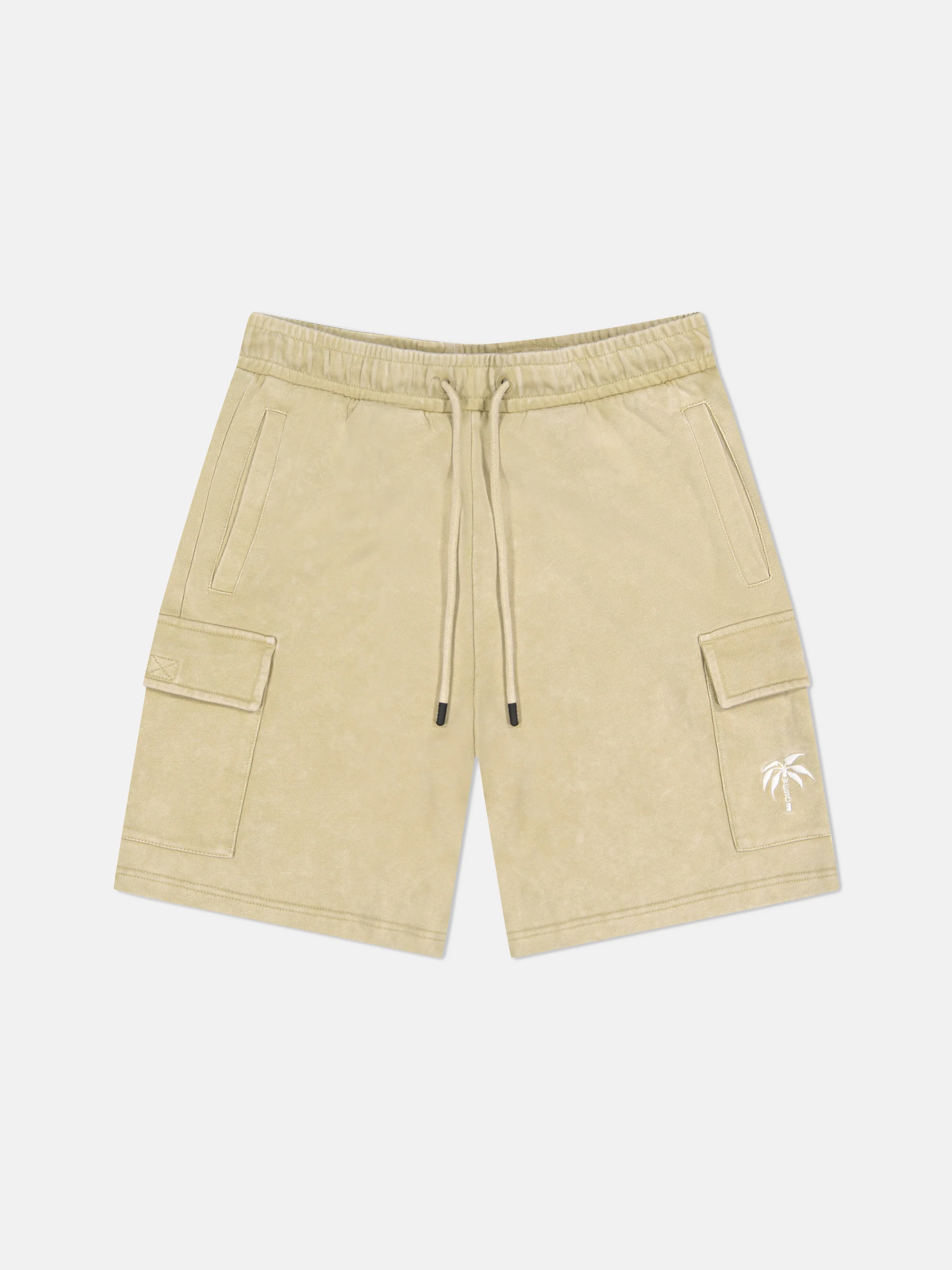 MARTY CARGO SHORTS ENZYME WASHED PALM LOGO