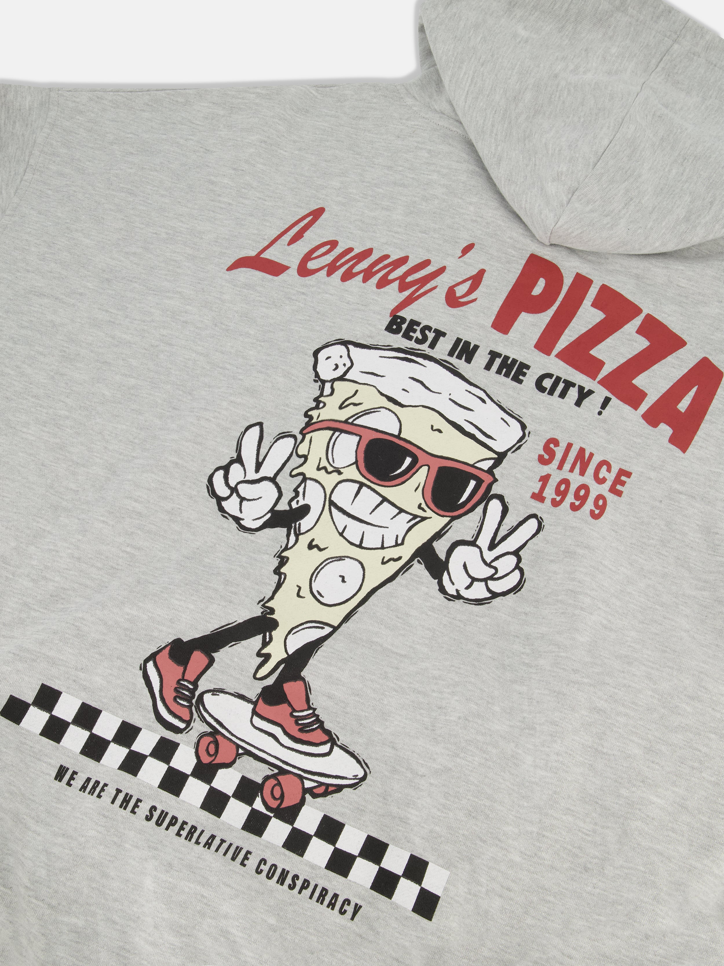 DROPPED SHOULDER HOODIE PIZZA - Image 4