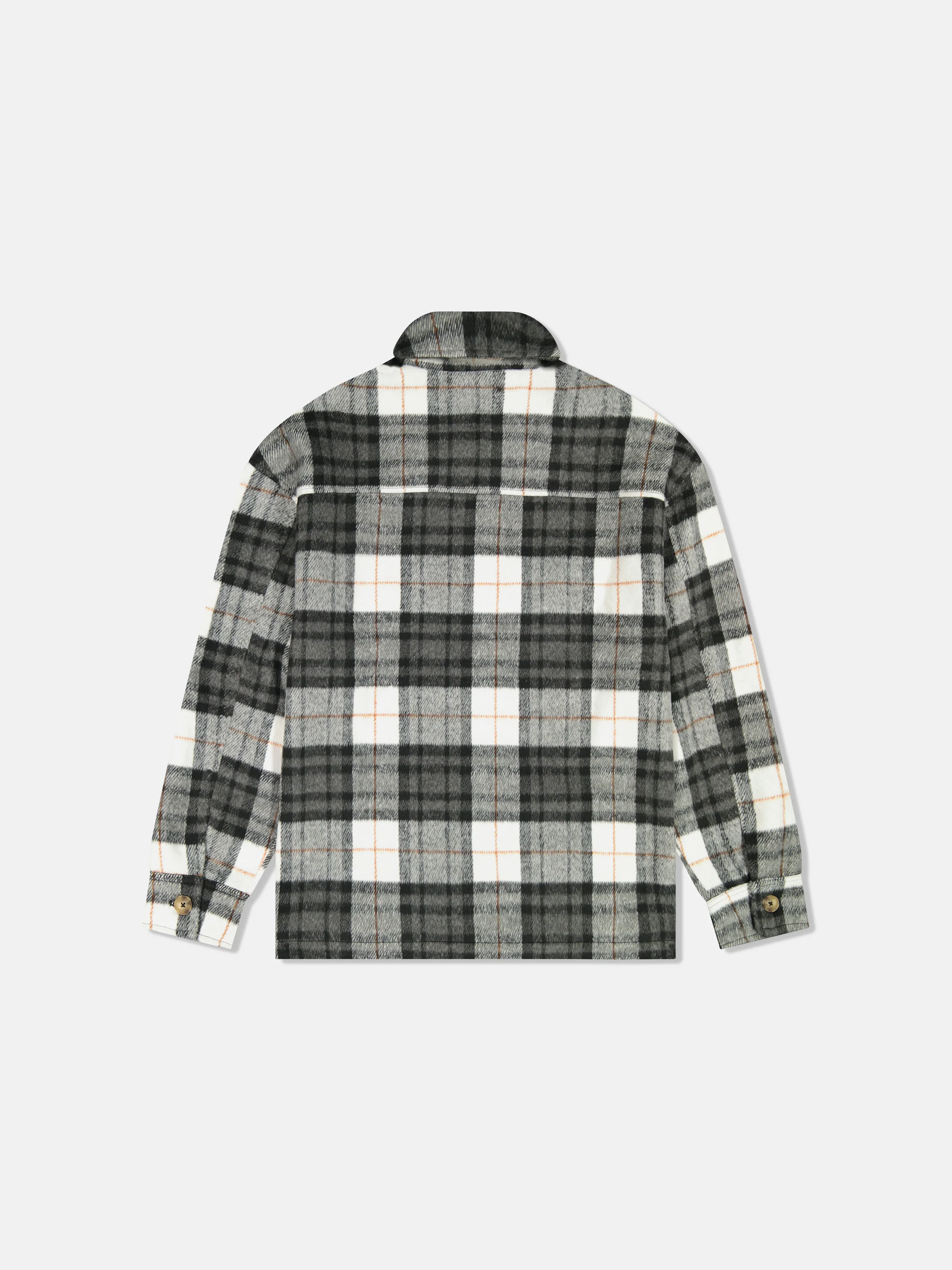 BUTTON FLANNEL JACKET - Image 3
